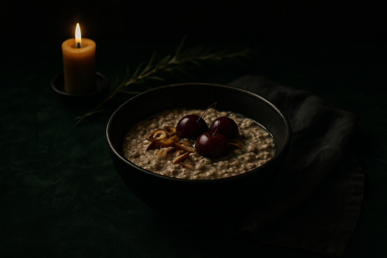 BOP logo vegan overnight oats